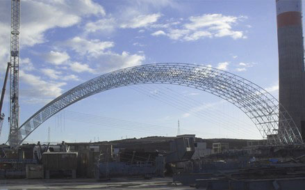 二连浩特大型网架结构